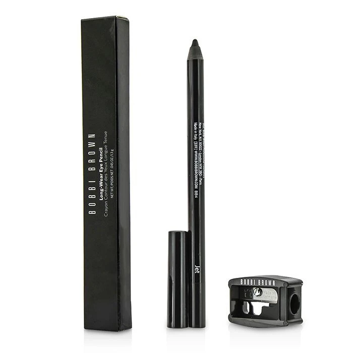 Bobbi Brown Long Wear Eye Pencil - # 01 Jet 1.3g 2 Bobbi Brown Long Wear Eye Pencil - # 01 Jet 1.3g - Image 2
