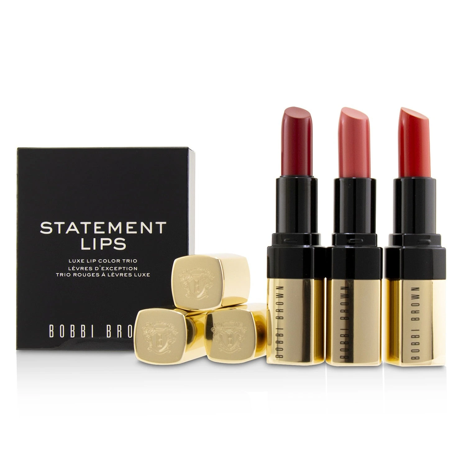 Bobbi Brown Luxe Lip Color Trio - #20 Retro Coral, #26 Retro Red, #29 Sunset Orange 3x3.8g/0.13oz 1 Bobbi Brown Luxe Lip Color Trio - #20 Retro Coral, #26 Retro Red, #29 Sunset Orange 3x3.8g/0.13oz