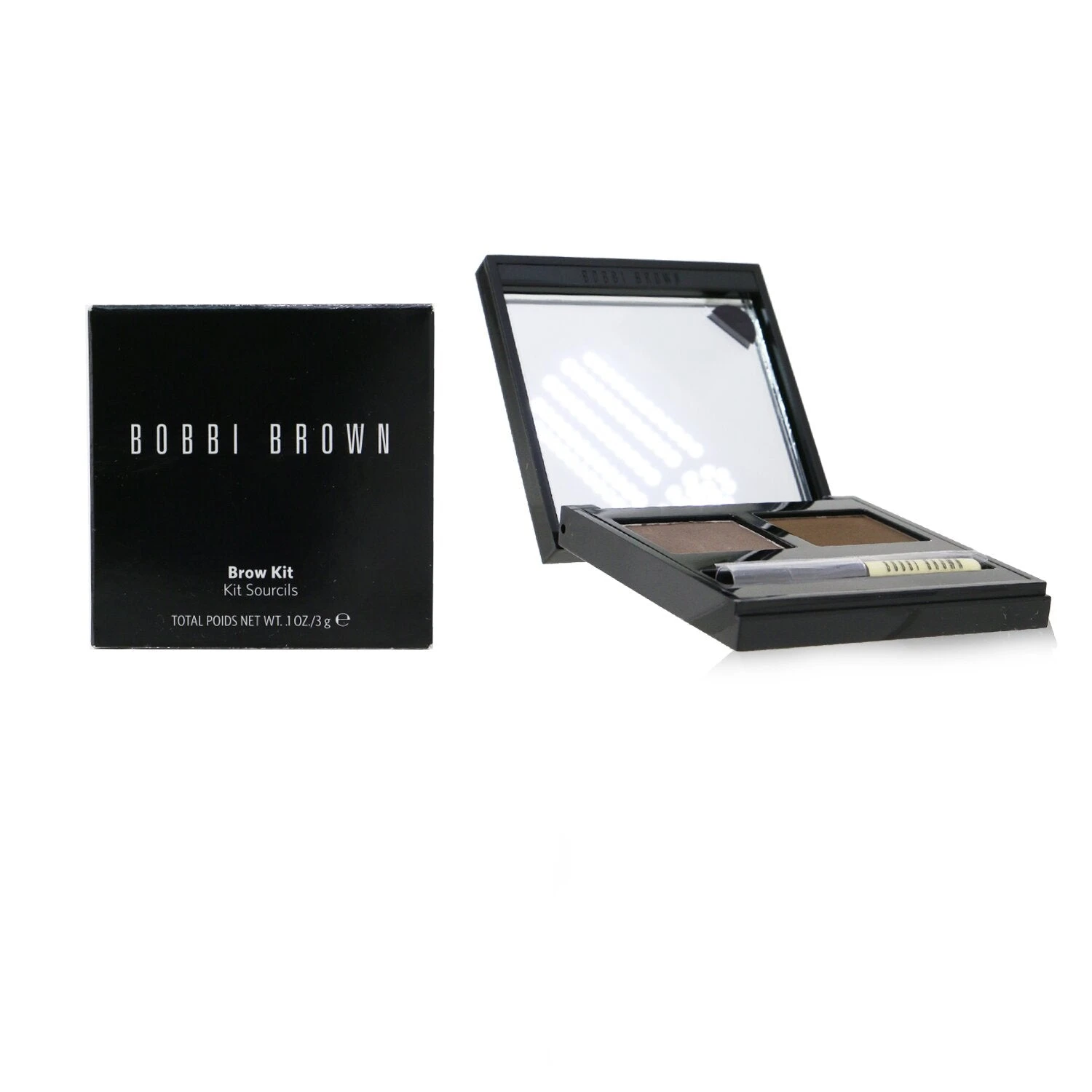 Bobbi Brown Brow Kit - # 3 Dark (Saddle/Mahogany) 3g/0.1oz 2 Bobbi Brown Brow Kit - # 3 Dark (Saddle/Mahogany) 3g/0.1oz - Image 2