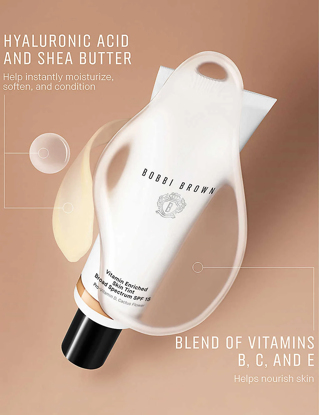 Bobbi Brown Vitamin Enriched Skin Tint SPF 15 50ml 7 Bobbi Brown Vitamin Enriched Skin Tint SPF 15 50ml - Image 7