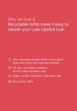 Bobbi Brown Luxe Lipstick Refill - Burnt Rose -Bobbi Brown original 465